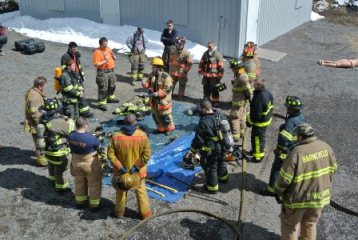 Firefighter II Class at the Remsen Training Site