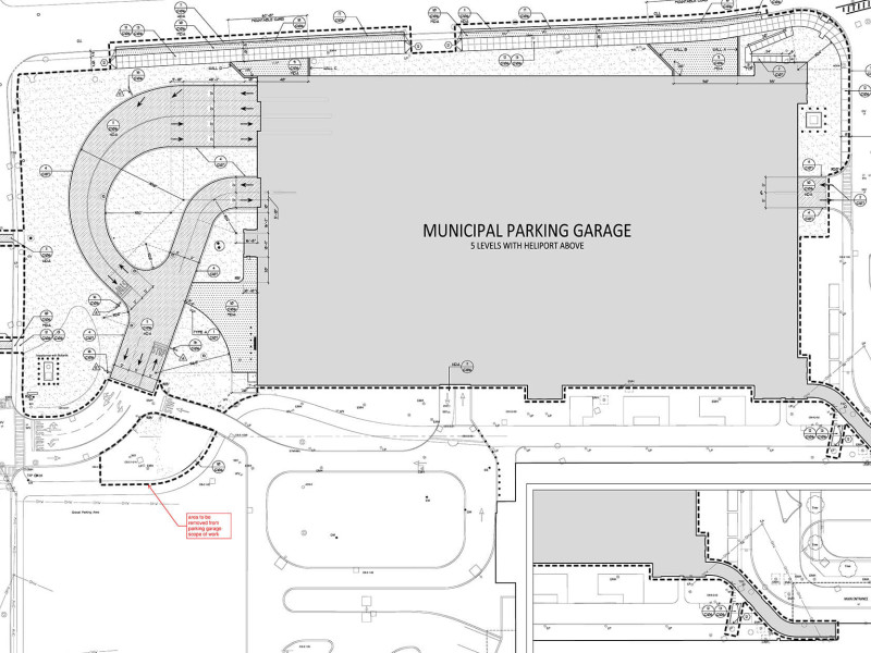 Oneida County Parking Garage Site Plan